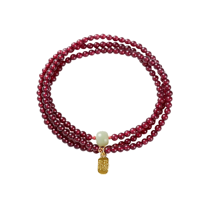 สร้อยข้อมือหินอเกตแห่งสันติภาพและความชัดเจนของอมิตาภะ