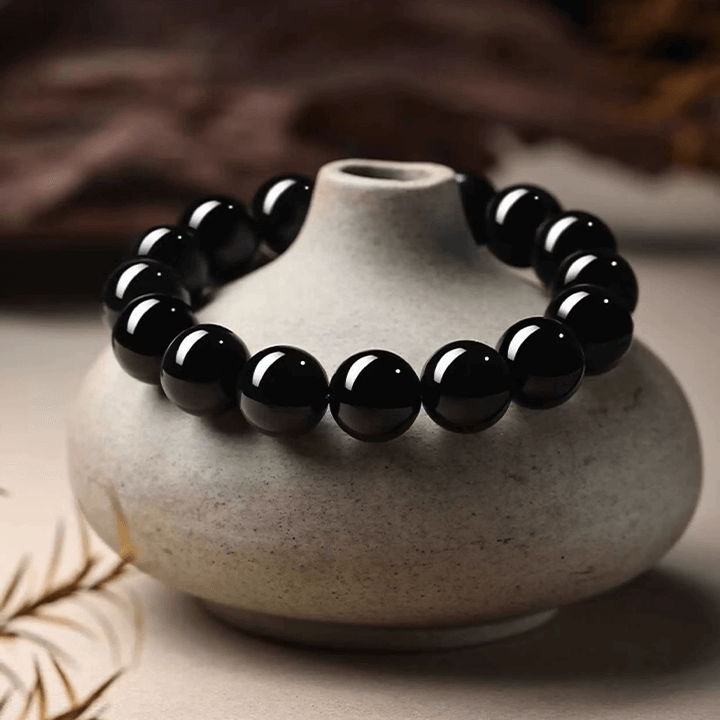 สร้อยข้อมือ Dainichi Nyorai Inner Sun Black Onyx